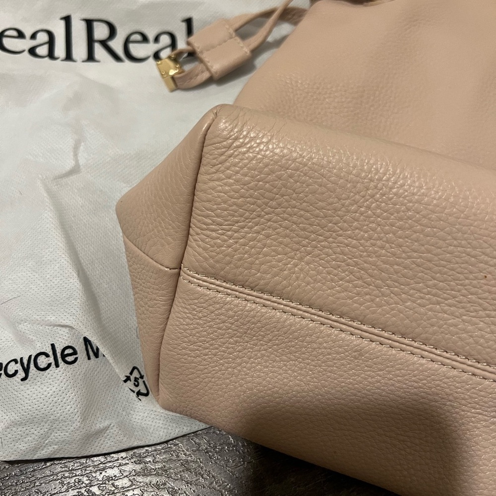 Tory Burch Tan/pink Leather Tote Bag - Picture 5 of 13